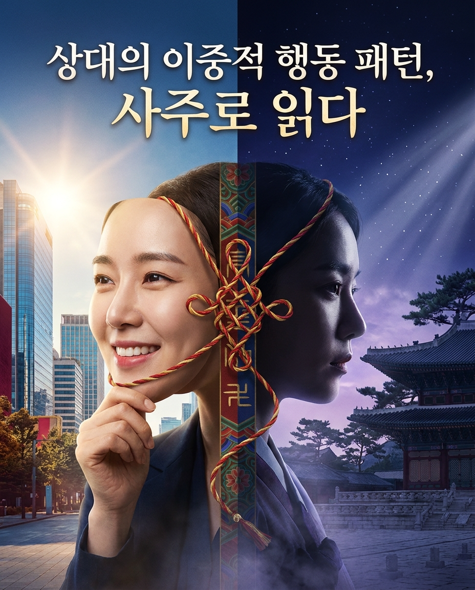 상대의 이중적 행동 패턴, 사주로 읽다 대표 이미지