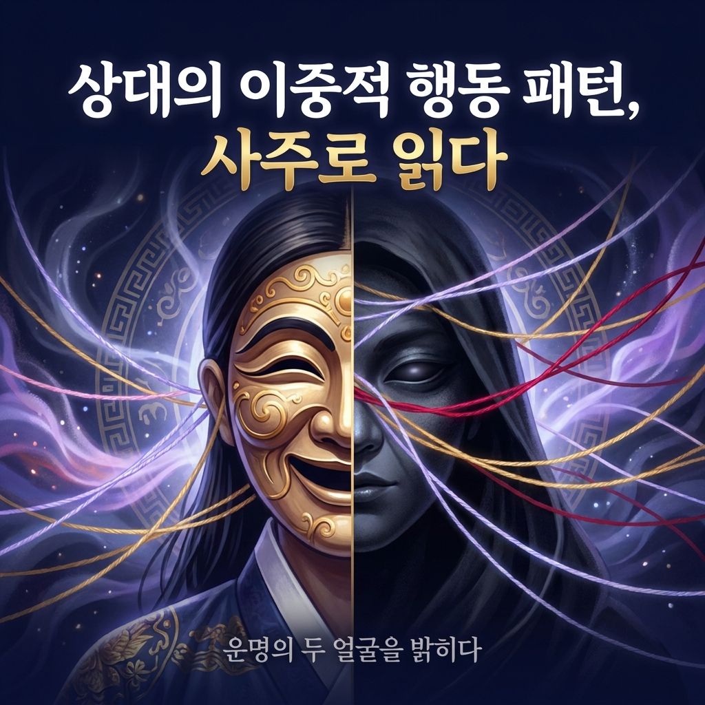 상대의 이중적 행동 패턴, 사주로 읽다 상품 이미지