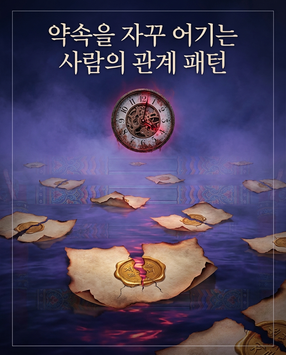 약속을 자꾸 어기는 사람의 관계 패턴 대표 이미지