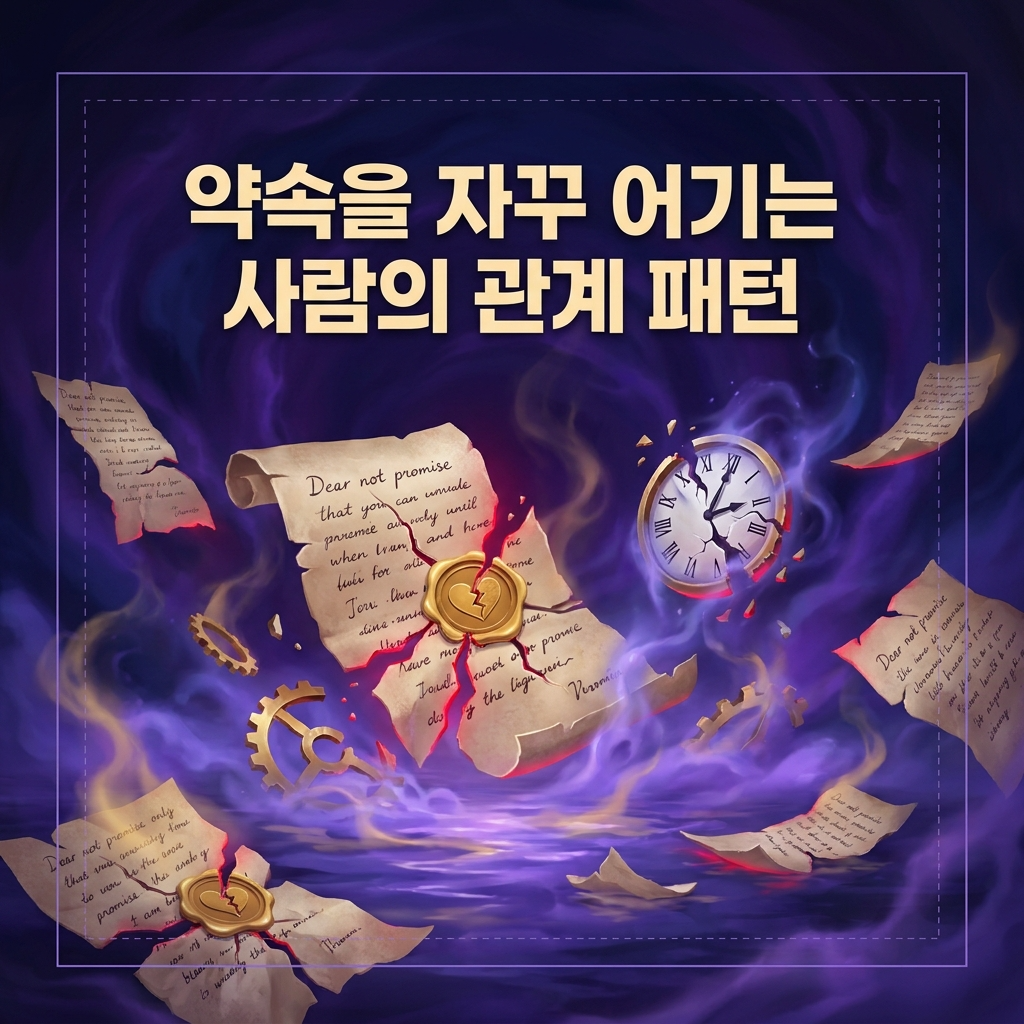 약속을 자꾸 어기는 사람의 관계 패턴 상품 이미지