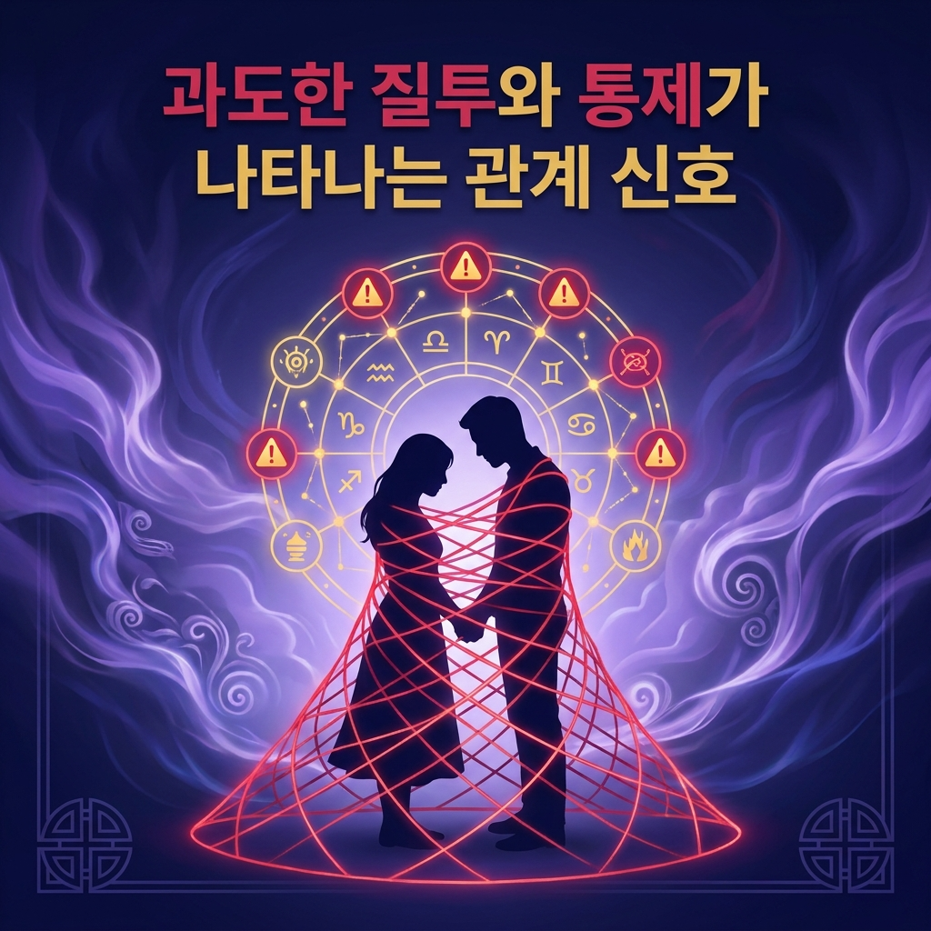 과도한 질투와 통제가 나타나는 관계 신호 상품 이미지
