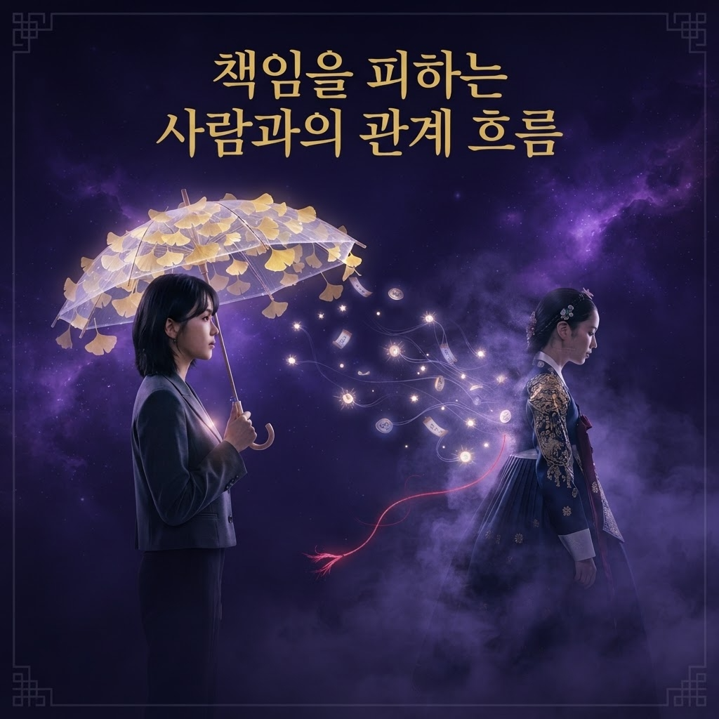 책임을 피하는 사람과의 관계 흐름 상품 이미지