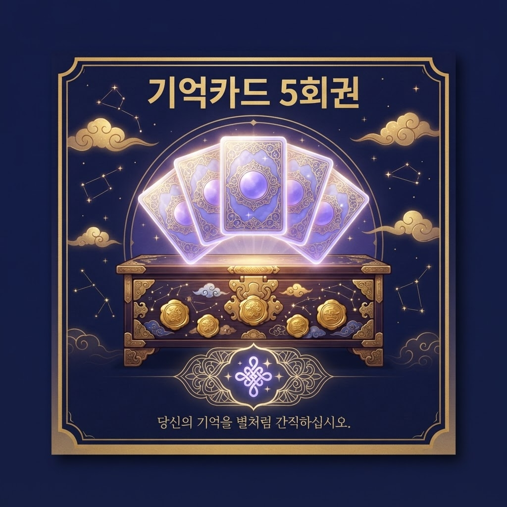 기억카드 5회권 상품 이미지