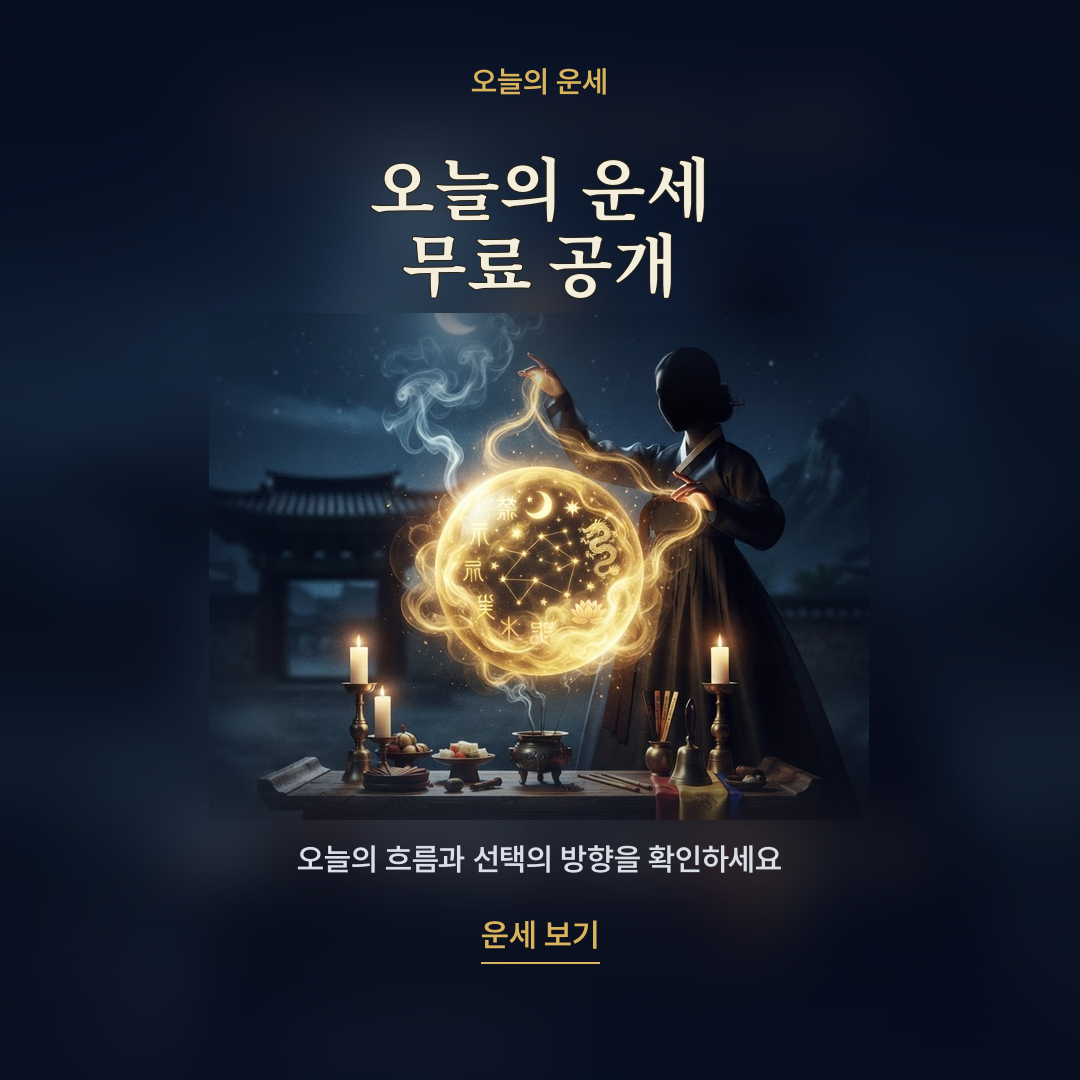 오늘의 운세 무료 공개 카드